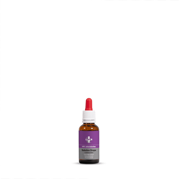HFL Solution Drops 30 ml – producentfoto af pipetteflaske