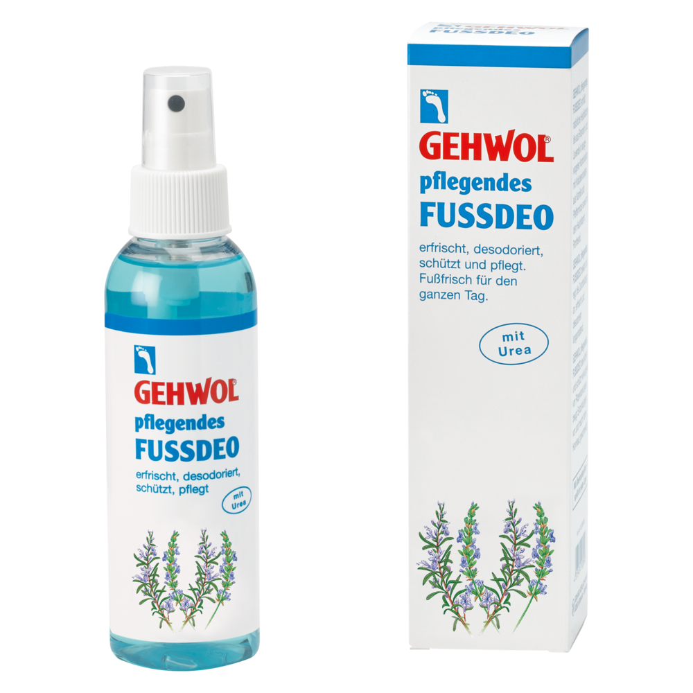 GEHWOL Caring FOOTDEO 150 ml – produktets emballage