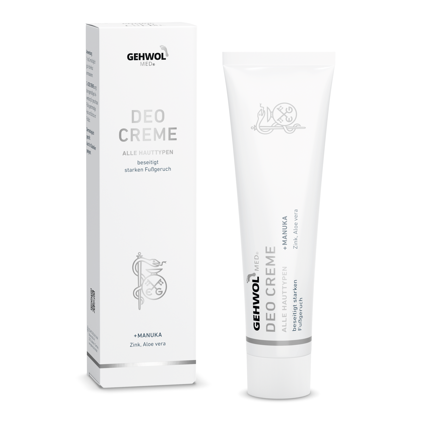 Gehwol med Fussdeo Creme 125 ml med æske og tube