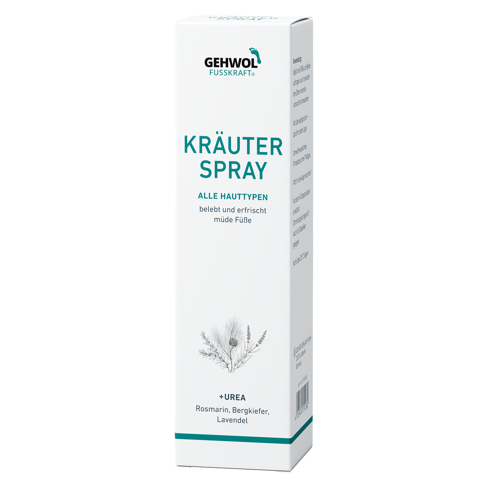 GEHWOL FUSSKRAFT Herbal Spray – produktets emballage