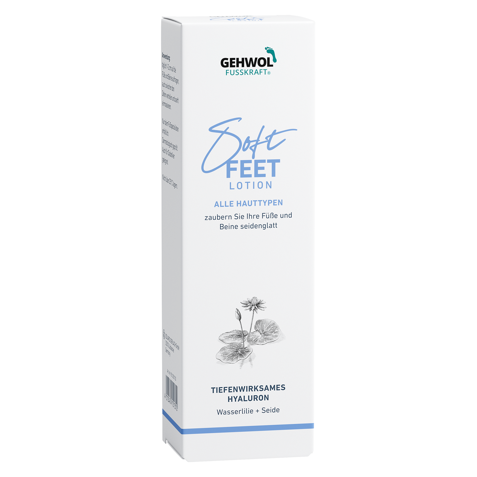 GEHWOL FUSSKRAFT Soft Feet Lotion – produktets emballage