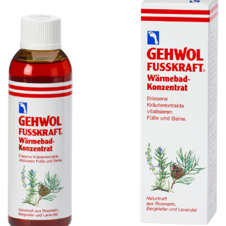 GEHWOL FUSSKRAFT Warming Bath-Concentrate 150 ml – produktets emballage