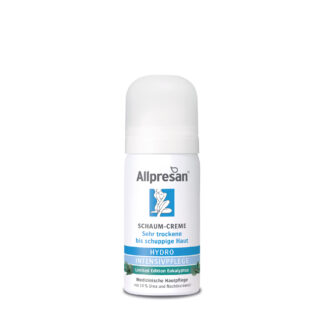 Allpresan Body Foam Cream Eucalyptus 35 ml – produktfoto på hvid baggrund