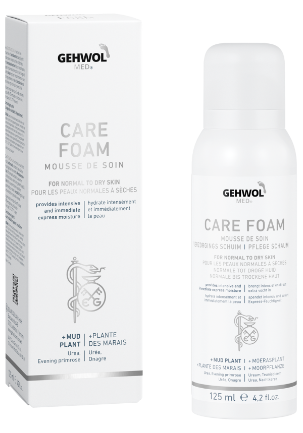GEHWOL MED Care Foam 125 ml – engelsk emballage