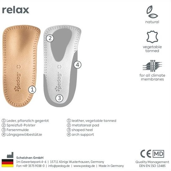 Pedag Relax indlægssål – produktbillede 5