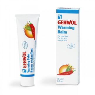 GEHWOL Warming Balm 75 ml – originalfoto med engelsk emballagetekst
