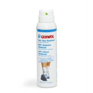GEHWOL Foot + Shoe Deodorant 150 ml – originalfoto med engelsk emballagetekst